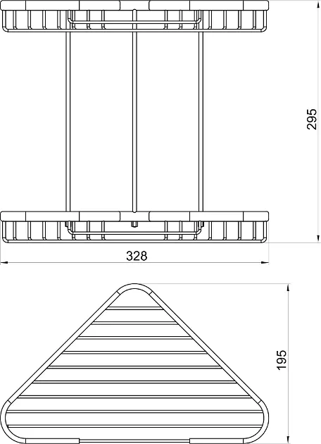 Novaservis - Wireware - Fürdőszobapolc - 6070,0 – 2. kép