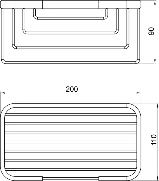 Novaservis - Wireware - Fürdőszobapolc - 6077,0 – 2. kép