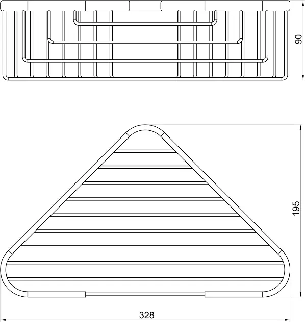 Novaservis - Wireware - Fürdőszobapolc - 6079,0 – 2. kép