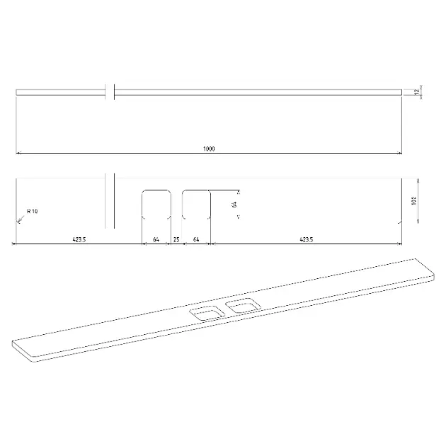 Sapho - Abeline - Fürdőszobapolc - AE102-0101-03 – 2. kép