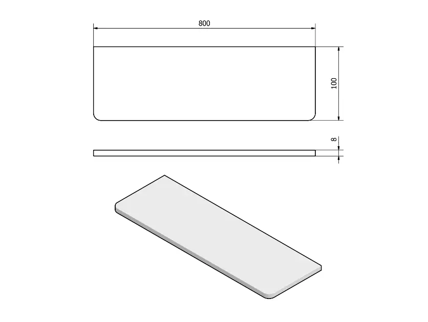 Sapho - Accessories - Fürdőszobapolc - 22484 – 2. kép