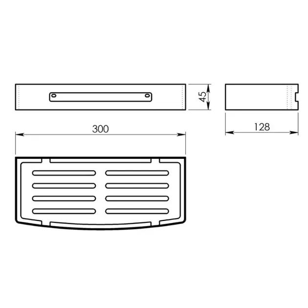 Sapho - Gedy Smart - Fürdőszobapolc - 241738 – 2. kép