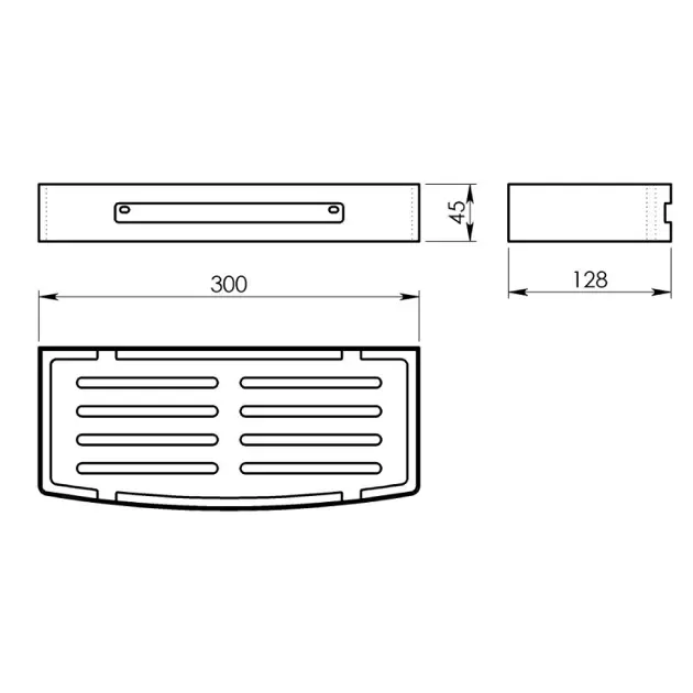 Sapho - Gedy Smart - Fürdőszobapolc - 241788 – 2. kép