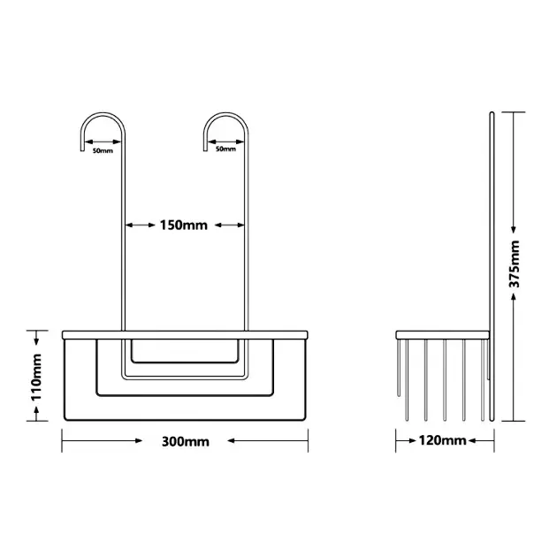 Sapho - Gedy Smart - Fürdőszobapolc - 248914 – 2. kép