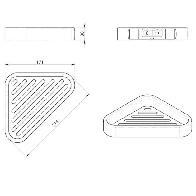 Sapho - Gedy Smart - Fürdőszobapolc - 328314 – 2. kép