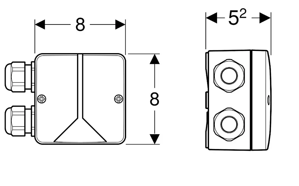 Geberit - Equipment and accessories - Fürdőszobai kiegészítők és felszerelések - 244.120.00.1 – 2. kép