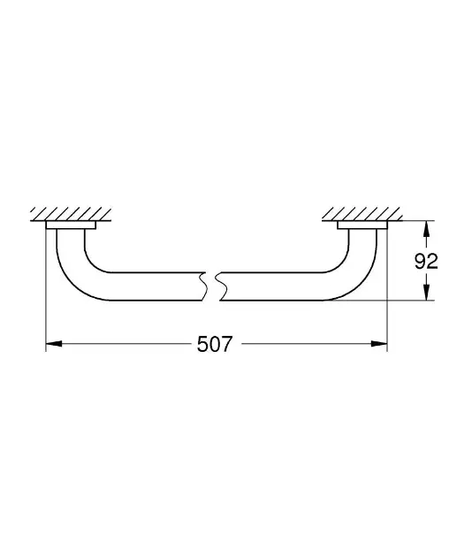 Grohe - Essentials - Kapaszkodó - 40793001 – 2. kép