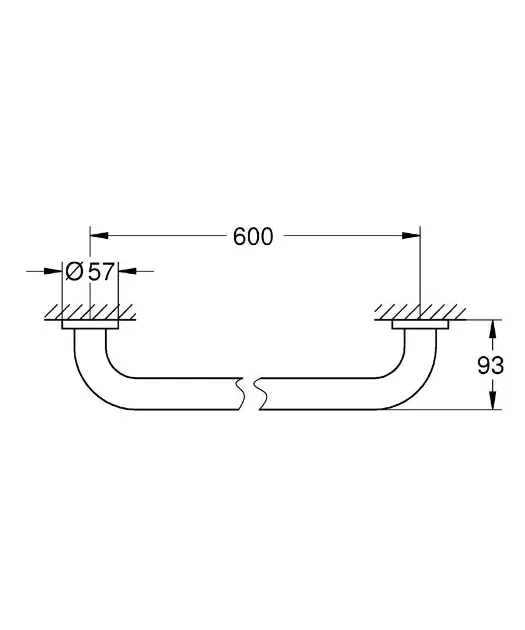 Grohe - Essentials - Kapaszkodó - 40794001 – 2. kép