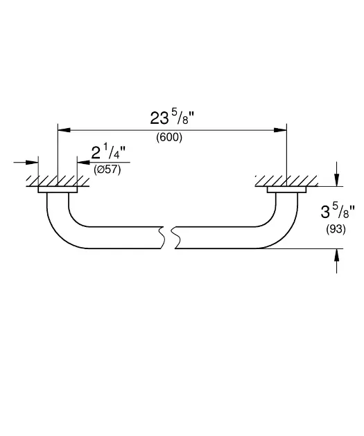 Grohe - Essentials - Kapaszkodó - 40794DC1 – 2. kép