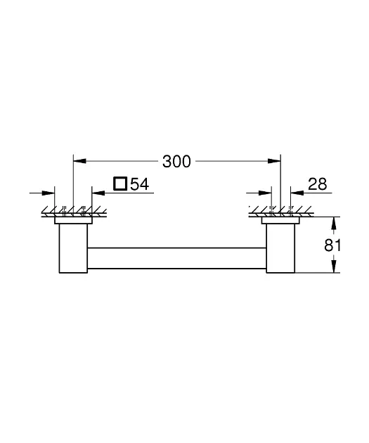 Grohe - QuickFix Start Cube - Kapaszkodó - 410942430 – 2. kép