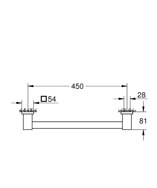 Grohe - QuickFix Start Cube - Kapaszkodó - 410952430 – 2. kép