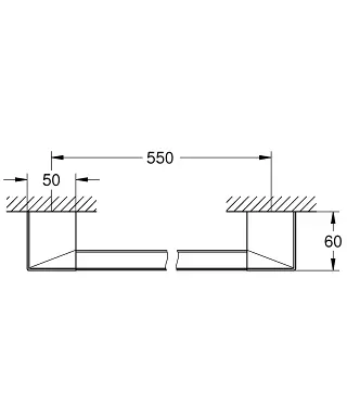 Grohe - Selection Cube - Kapaszkodó - 40807000 – 2. kép