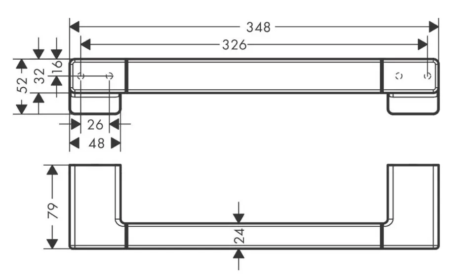 Hansgrohe - AddStoris - Kapaszkodó - 41744990 – 2. kép