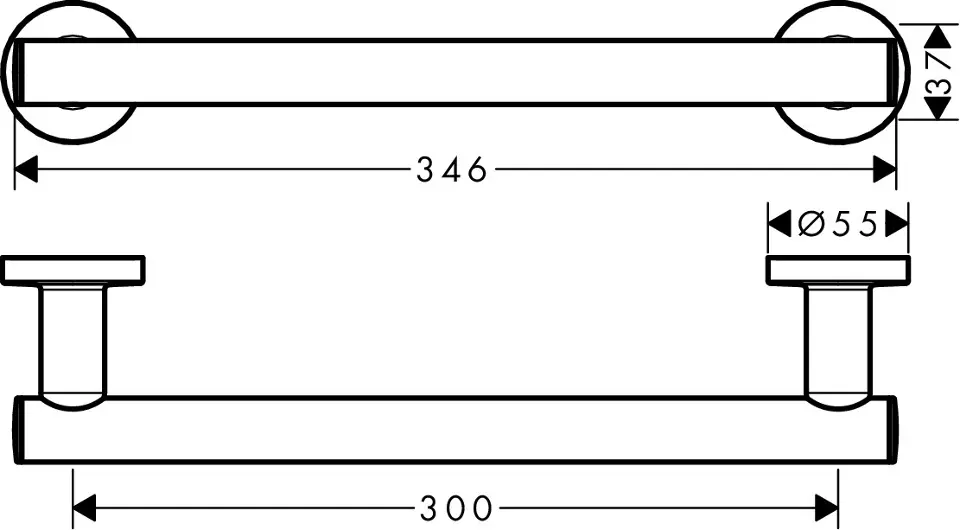 Hansgrohe - Logis Universal - Kapaszkodó - 41713000 – 2. kép