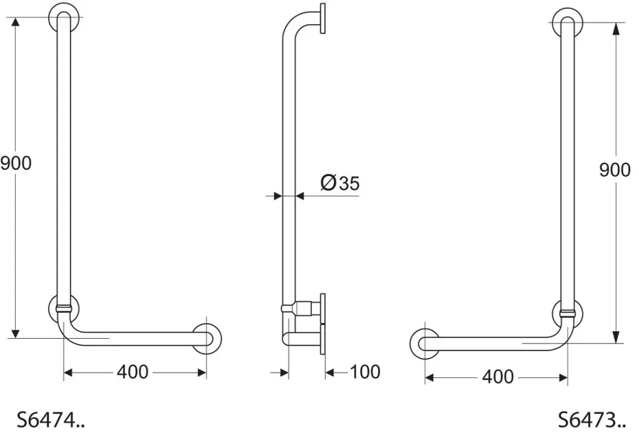 Ideal Standard - Contour 21 - Kapaszkodó - S6473AC – 2. kép