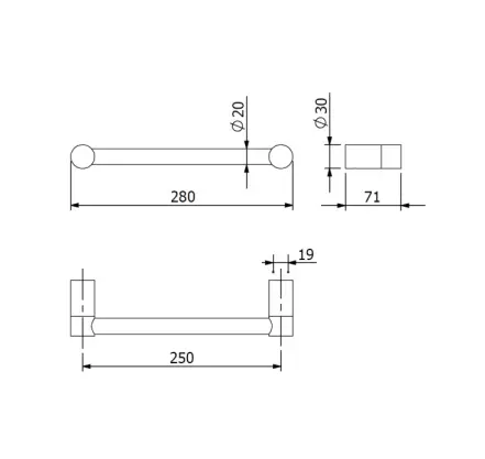 Kludi - Vela R - Kapaszkodó - 5898153 – 2. kép