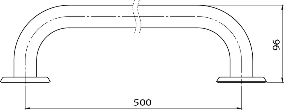 Novaservis - Grab bars - Kapaszkodó - R6650,11 – 2. kép