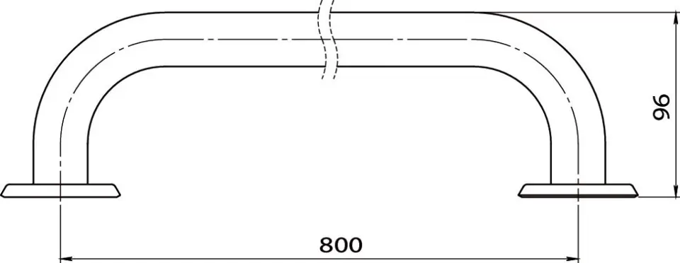 Novaservis - Grab bars - Kapaszkodó - R6680,11 – 2. kép