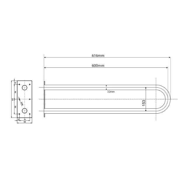 Sapho - Bathroom furnishings - Kapaszkodó - XH538 – 2. kép
