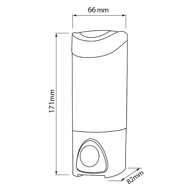 Aqualine - Hotel accessories - Szappanadagoló - 1319-71 – 2. kép