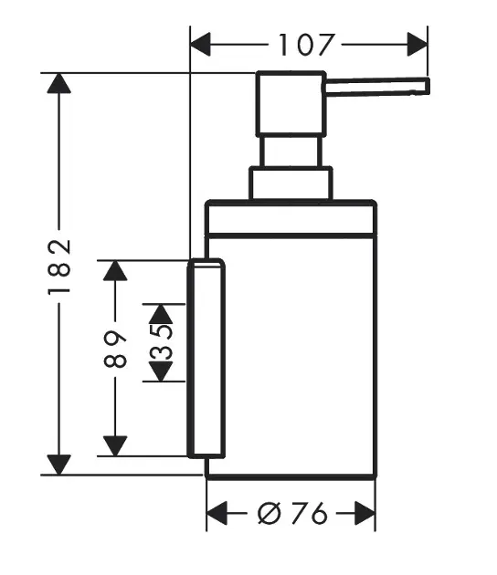 Axor - Universal Circular - Szappanadagoló - 42810000 – 2. kép