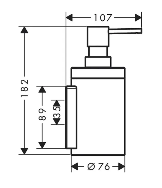 Axor - Universal Circular - Szappanadagoló - 42810990 – 2. kép
