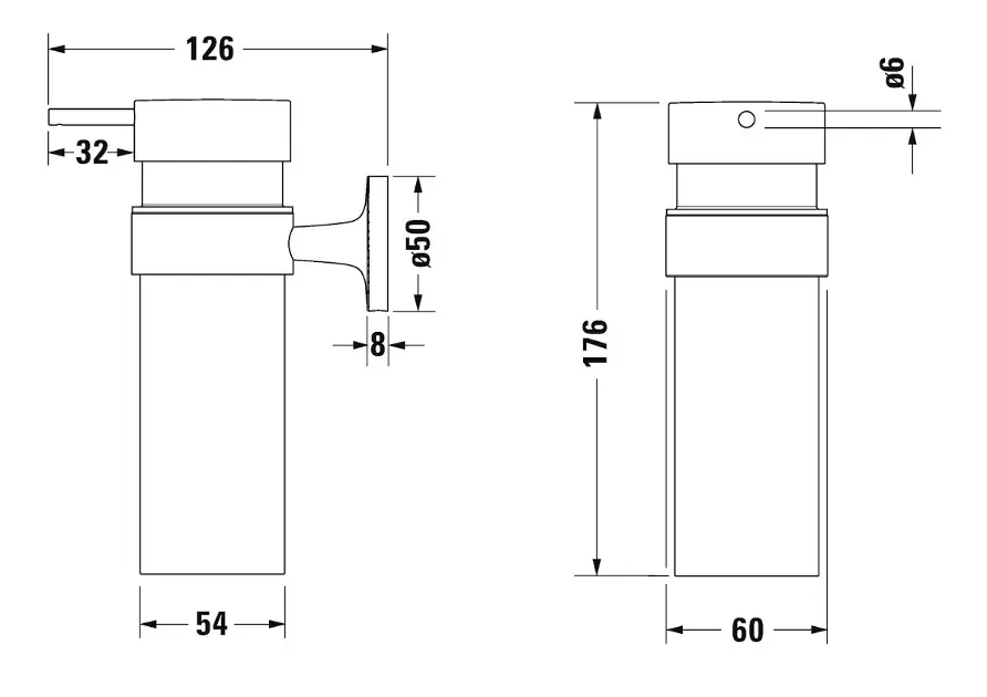 Duravit - Starck T - Szappanadagoló - 0099351000 – 2. kép