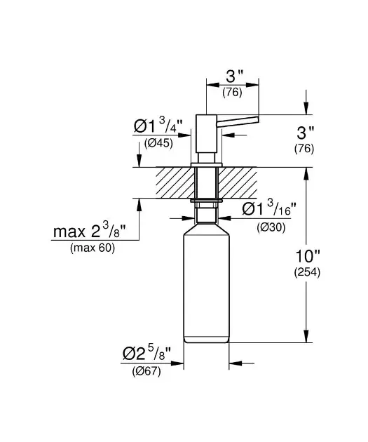Grohe - Cosmopolitan - Szappanadagoló - 40535DC0 – 2. kép
