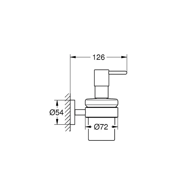 Grohe - Essentials - Szappanadagoló - 40448001 – 2. kép