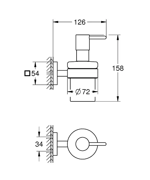 Grohe - QuickFix Start Cube - Szappanadagoló - 41098000 – 2. kép