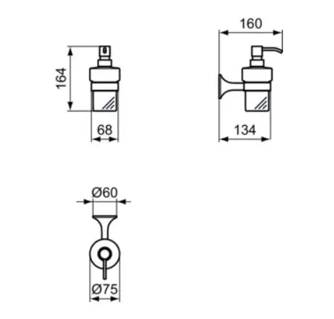 Ideal Standard - La Dolce Vita - Szappanadagoló - T5510AA – 2. kép