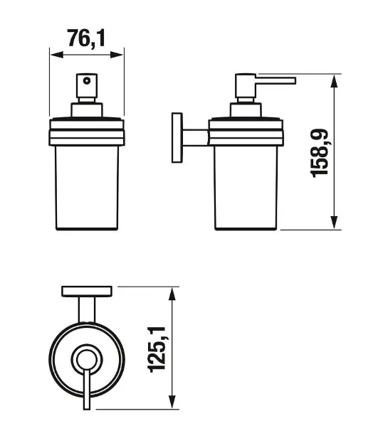 Jika - Mio Style - Szappanadagoló - H3832F27161001 – 2. kép