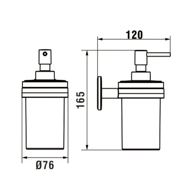 Laufen - Cana - Szappanadagoló - H3831320040001 – 2. kép