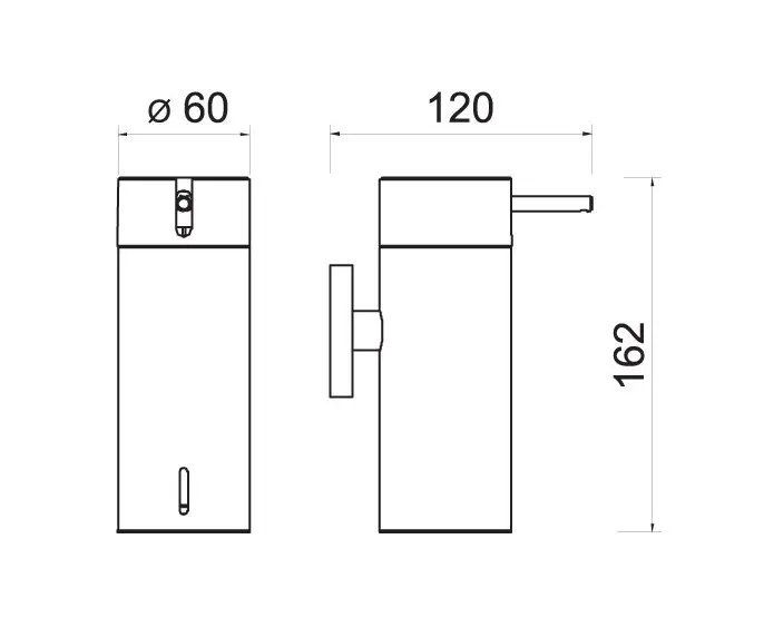 Novaservis - Ferro Smile - Szappanadagoló - ASM34BL – 2. kép