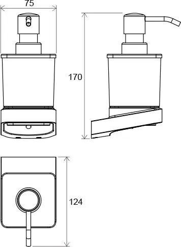 Ravak - 10° - Szappanadagoló - X07P323 – 2. kép