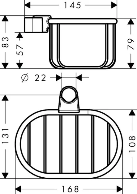 Axor - Montreux - Szappantartó - 42066820 – 2. kép