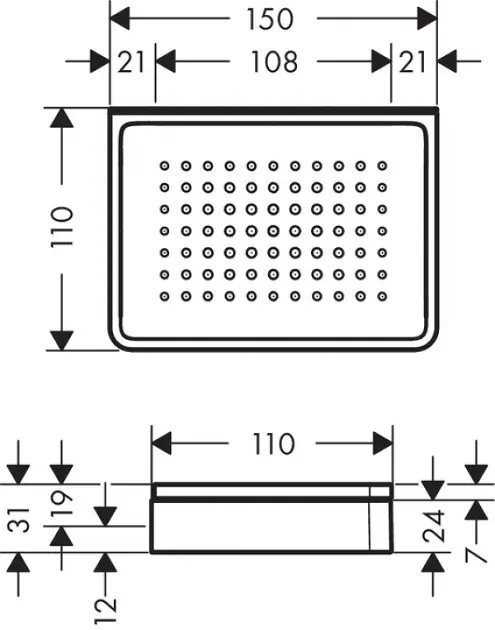 Axor - Universal - Szappantartó - 42803000 – 2. kép