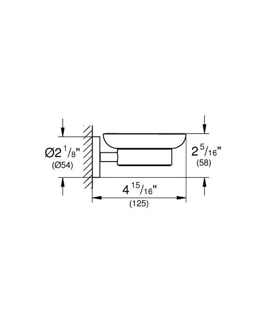 Grohe - Essentials - Szappantartó - 40444DC1 – 2. kép