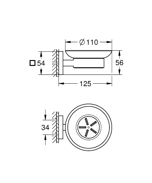 Grohe - QuickFix Start Cube - Szappantartó - 41096000 – 2. kép
