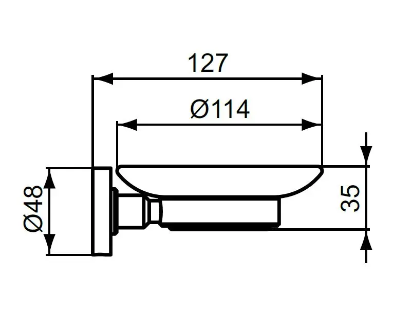 Ideal Standard - IOM - Szappantartó - A7929XG – 2. kép