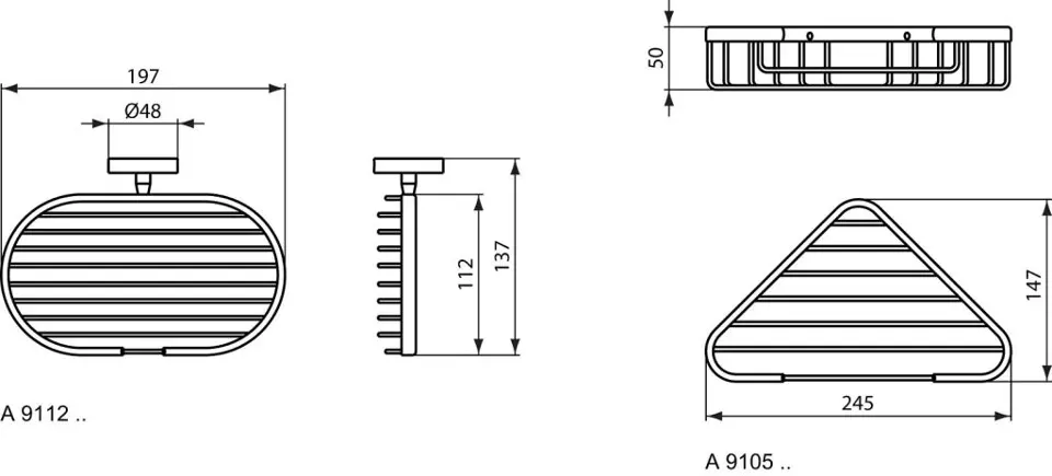 Ideal Standard - IOM - Szappantartó - A9105AA – 2. kép