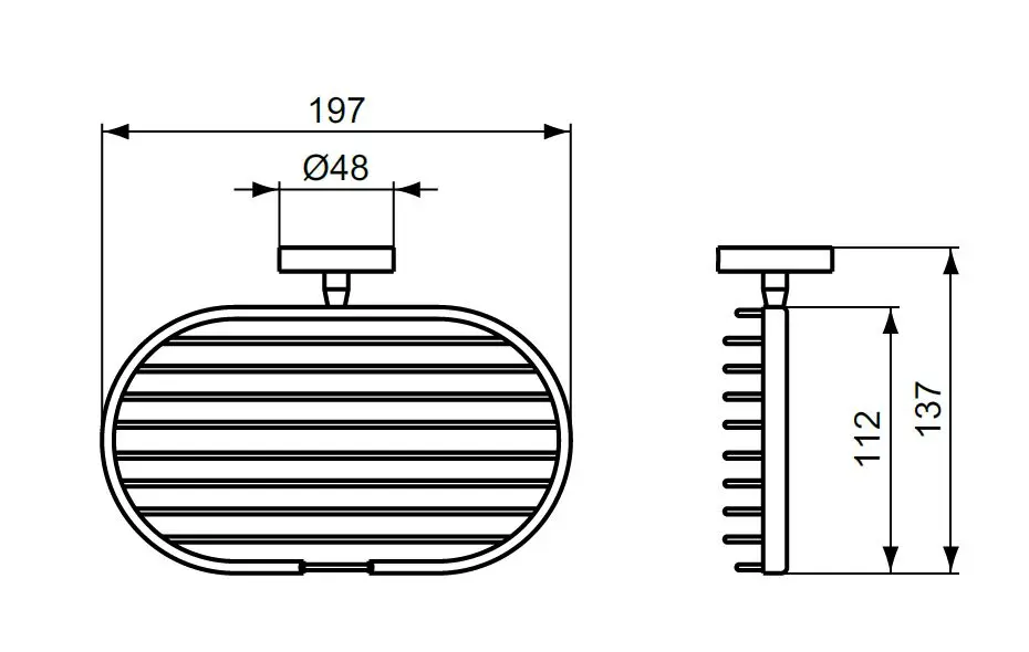 Ideal Standard - IOM - Szappantartó - A9112XG – 2. kép