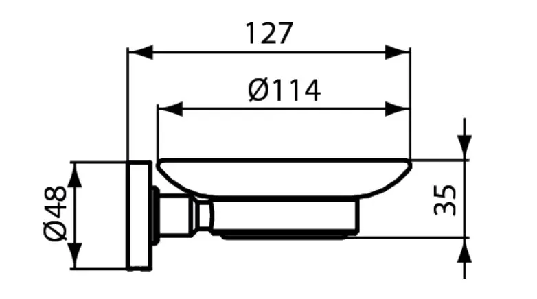 Ideal Standard - IOM - Szappantartó - A9122XG – 2. kép