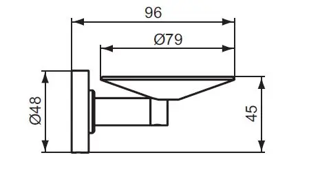 Ideal Standard - IOM - Szappantartó - A9129AA – 2. kép