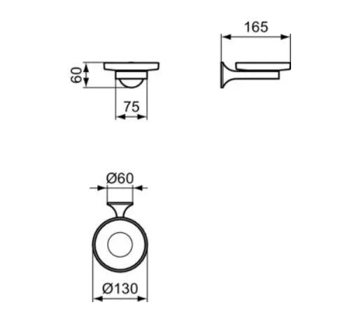 Ideal Standard - La Dolce Vita - Szappantartó - T5507A2 – 2. kép