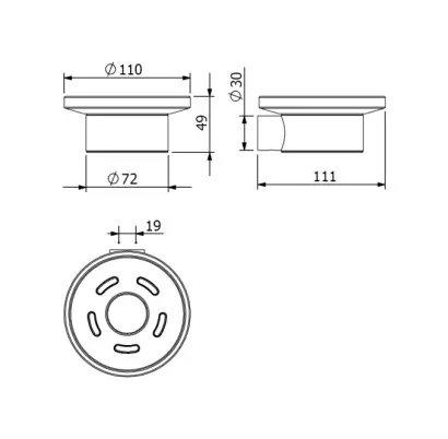 Kludi - Vela R - Szappantartó - 58985N0 – 2. kép