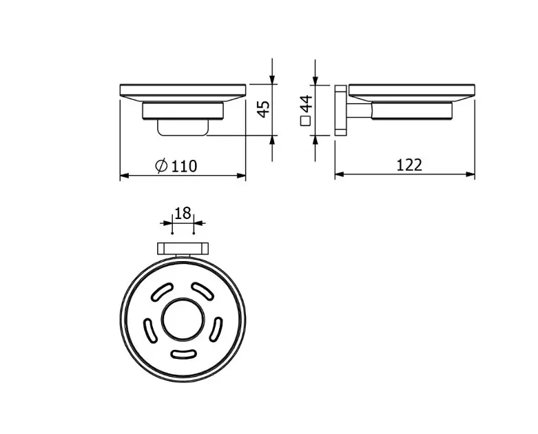 Kludi - Vela S - Szappantartó - 25985N5 – 2. kép