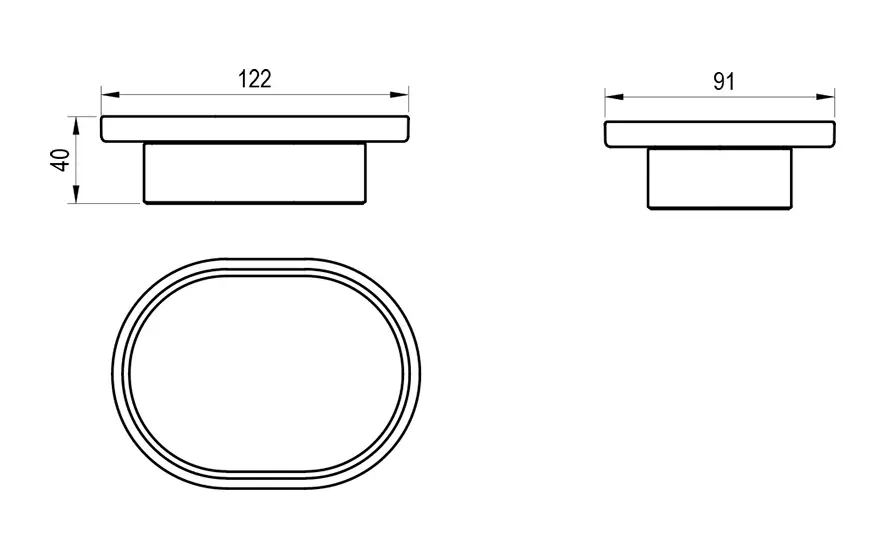 Ravak - Chrome - Szappantartó - X07P1363 – 2. kép