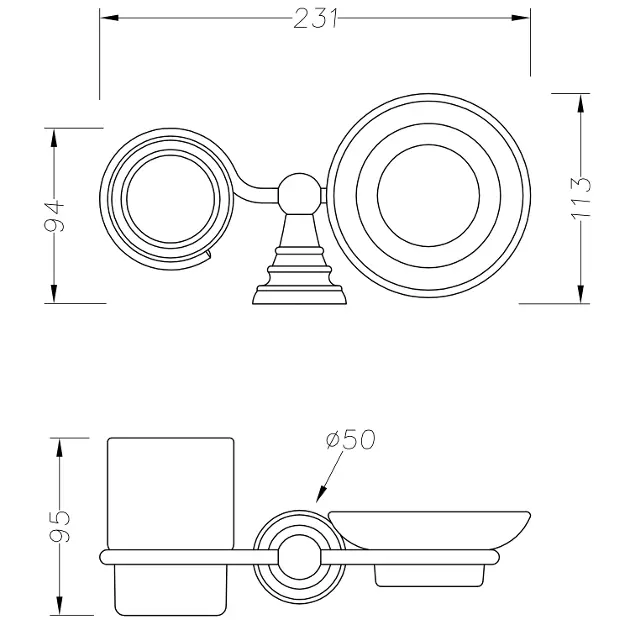 Sapho - Diamond - Szappantartó - 1317-04 – 2. kép