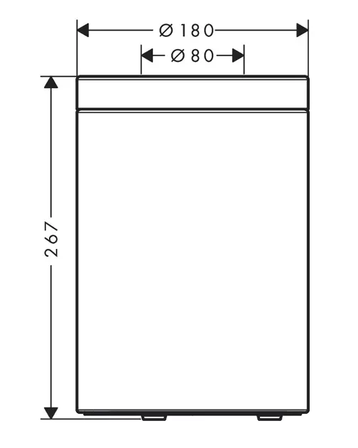 Axor - Universal Circular - Szemetes - 42872140 – 2. kép